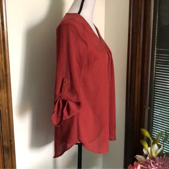 Rue21 | 3/4 Sleeve Blouse Size S - Picture 2 of 8